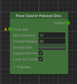 Pose Cluster Poisson Disc Node