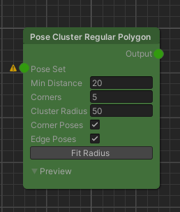 Pose Cluster Regular Polygon Node