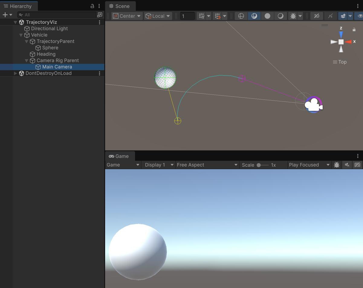 Trajectory Estimation Debug Gizmo